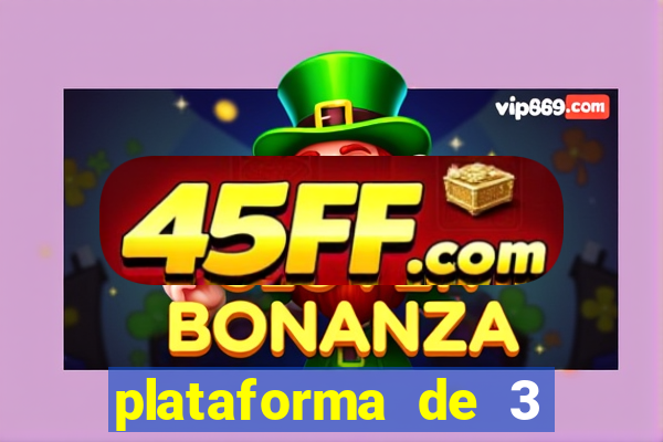 plataforma de 3 reais link